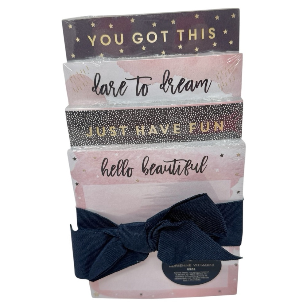 Adrienne Vittadini 4 Stacked Memo Pads